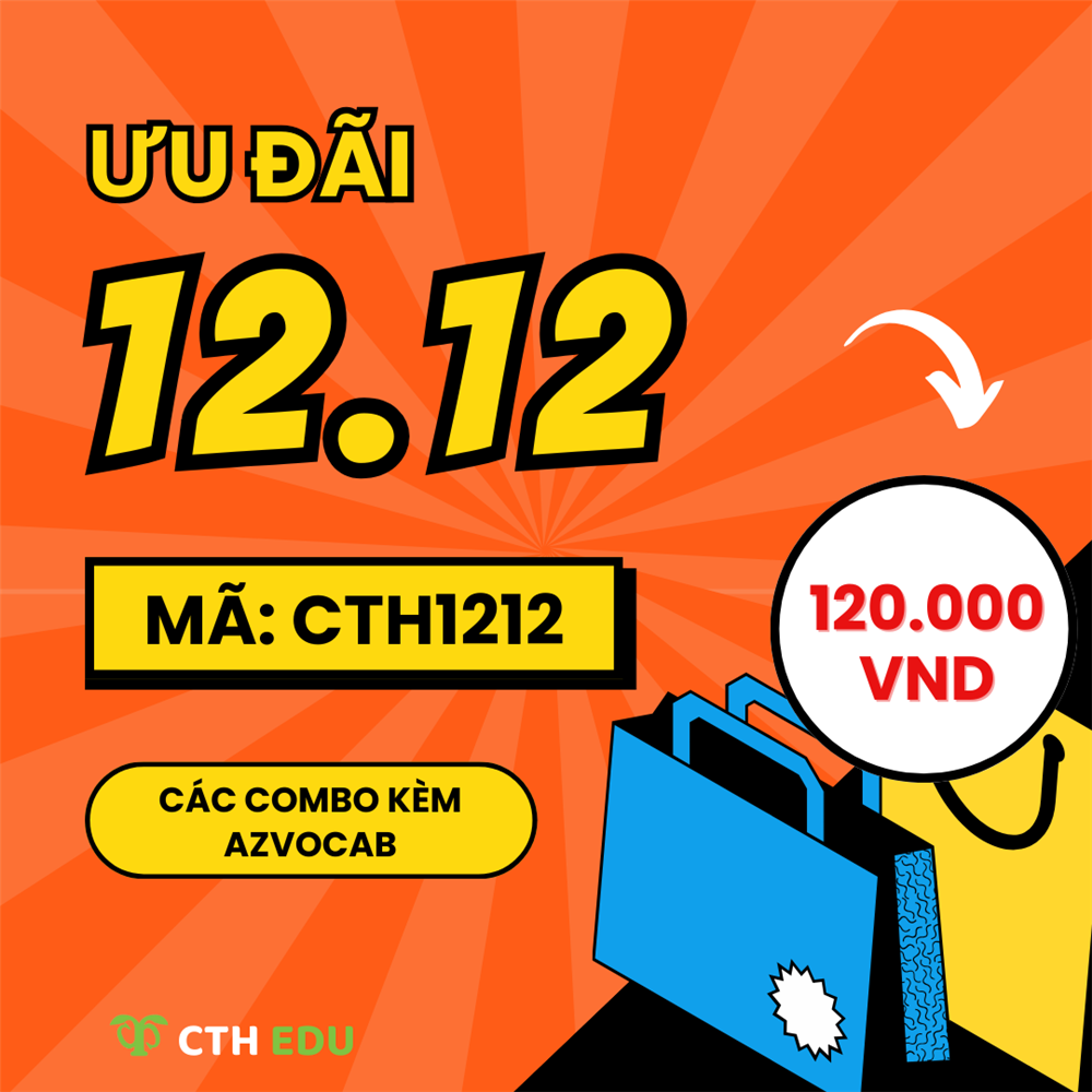 Mã CTH1212 giảm giá 12.12